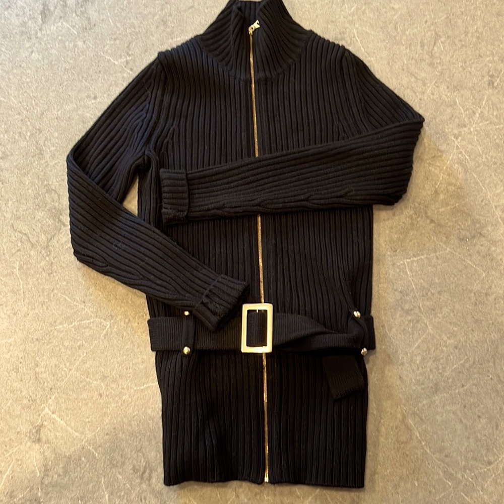 Talbots Merino Wool Belted Sweater
